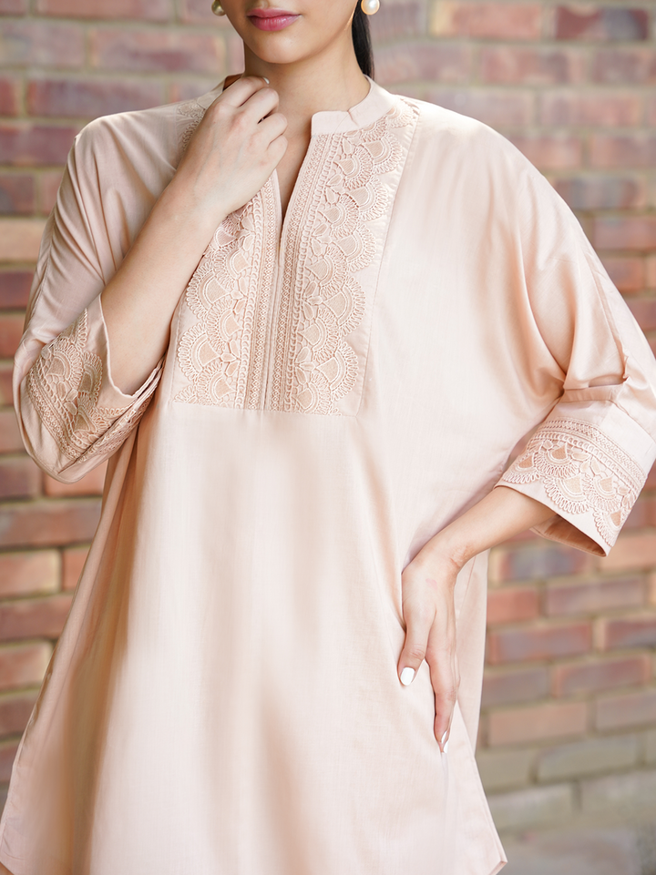 Beige Lace Set